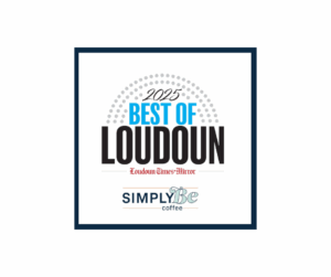 SimplyBe Named Top 3 Coffee Shop in Loudoun County!