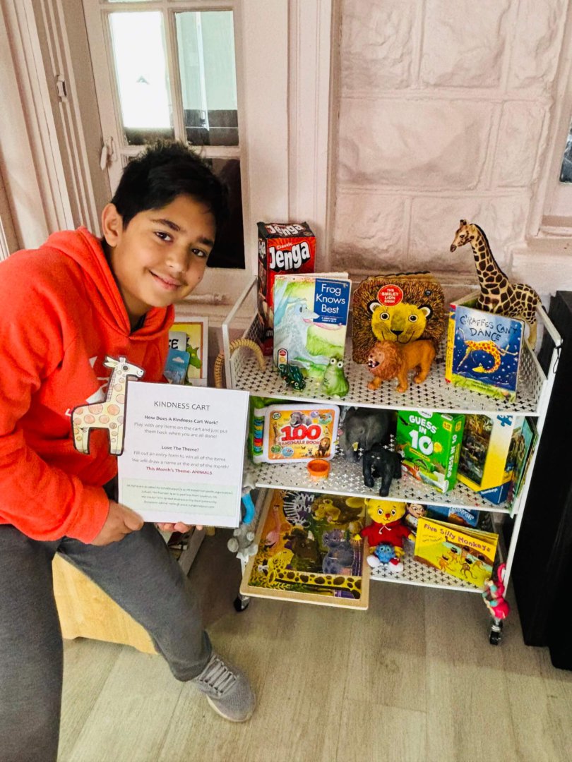 Zohaib and The Kindness Cart at SimplyBe